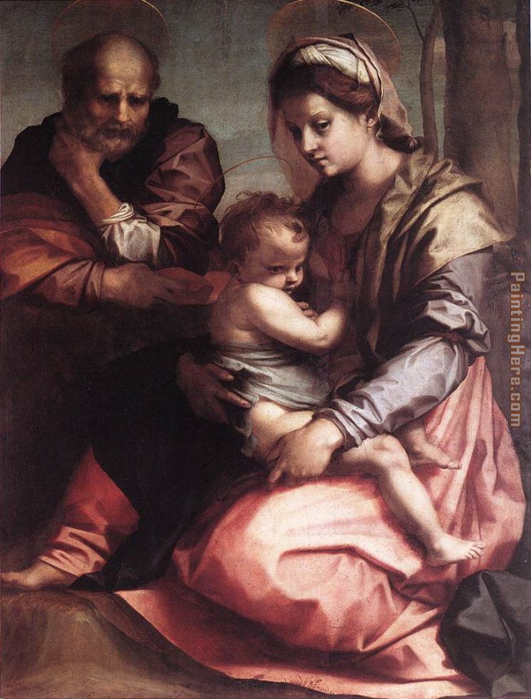 Holy Family2 painting - Andrea del Sarto Holy Family2 art painting